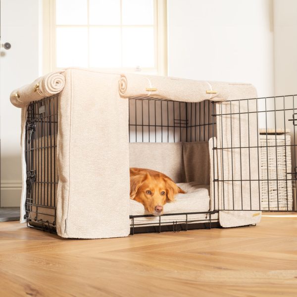 Dog Crate Set In Essentials Herdwick Sandstone by Lords & Labradors Online now