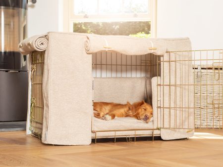 Dog Crate Set In Essentials Herdwick Sandstone by Lords & Labradors Online now