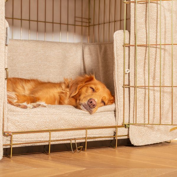 Dog Crate Set In Essentials Herdwick Sandstone by Lords & Labradors Online now