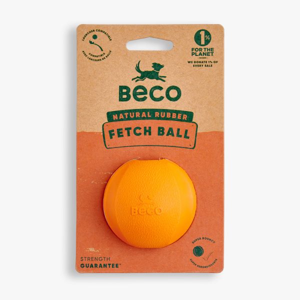 Beco Fetch Ball Orange Supply