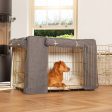 Dog Crate Cover In Essentials Herdwick Graphite by Lords & Labradors Discount