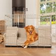 Dog Crate with Cushion & Bumper in Essentials Herdwick Pebble by Lords & Labradors Online Hot Sale